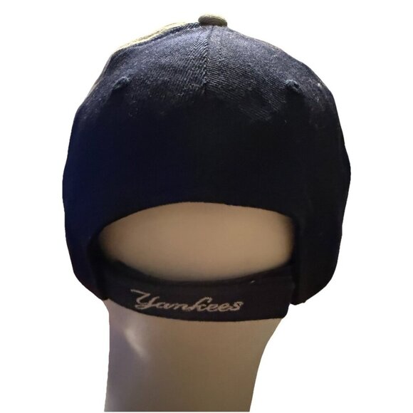 Vintage New York Yankees Baseball Cap Gray White Embroidered Logo - Picture 3 of 7